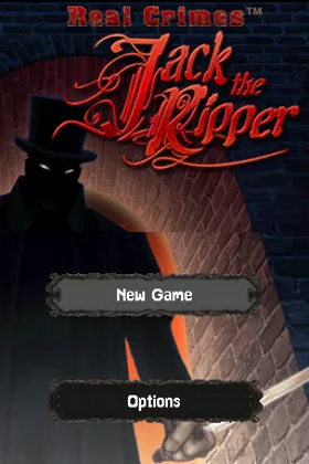 Real Crimes - Jack the Ripper (Europe) screen shot title